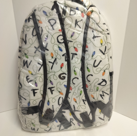 Letters Light Backpack Casual Strong Soft School Bookbag Or Travel backpack.New - Picture 4 of 5